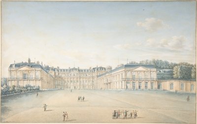 Gården vid Château de Saint-Cloud av Victor Jean Nicolle