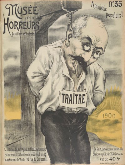 Museum of Horrors Gallery of Horrors: Alfred Dreyfus, 1900. av Victor Lenepveu