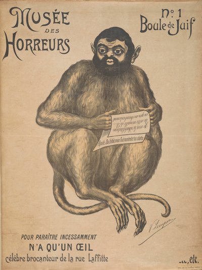 Museum of Horrors Gallery of Horrors: Joseph Reinach, 1899. av Victor Lenepveu