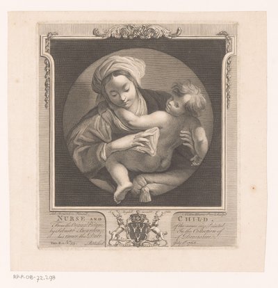 Kvinna med barn Sjuksköterska och barn (titel på objekt) av Victor Marie Picot