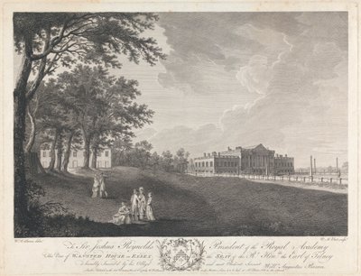 Wanstead House i Essex av Victor Marie Picot