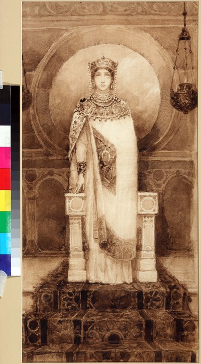 Saint Helena (romersk kejsarinna, mor till Konstantin I) (ca 247/250 - ca 329/330) - Saint Helena av Viktor Mikhaylovich Vasnetsov (1848-1926) av Victor Mikhailovich Vasnetsov