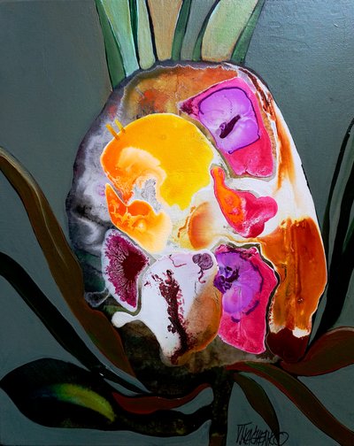 Blomma P av Victor Tkachenko