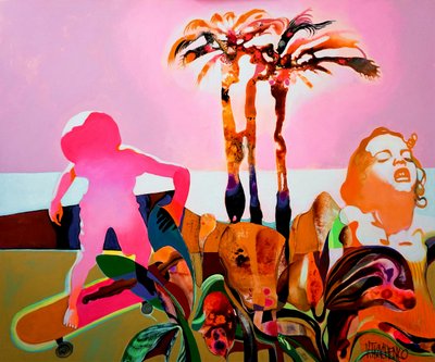 Rosa himmel – en tropisk dröm av Victor Tkachenko