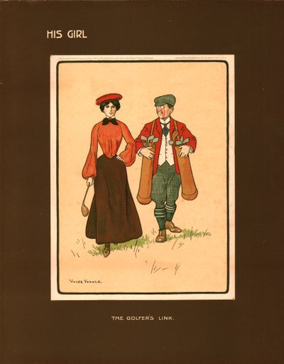 Hans flicka, The Golfers Link. av Victor Venner