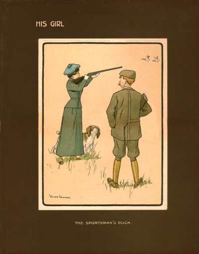 Hans flicka, idrottsmannens anka. av Victor Venner