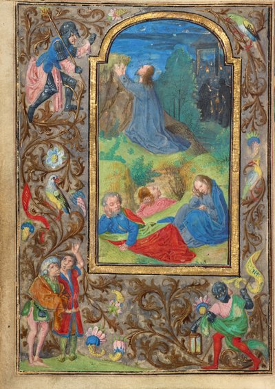 Plågorna i trädgården av Vienna Master of Mary of Burgundy