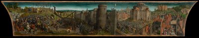 Titus erövring av Jerusalem, ca 1469-1483 (olja på pannå) av Vienna Master of Mary of Burgundy