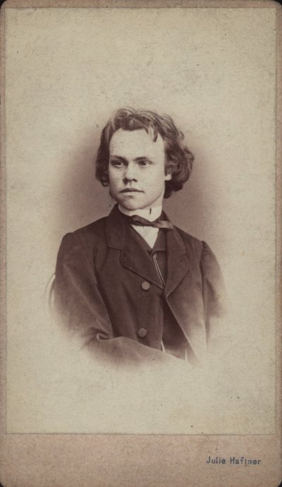 Porträtt av tonsättaren Anton Rubinstein 1829-1894. av Vienna . Photo studio Julie Haftner