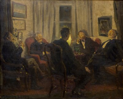 Bland konstnärer, av Viggo Johansen