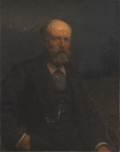 Självporträtt av Viggo Johansen