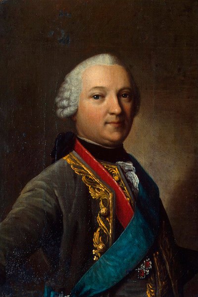 Porträtt av Caspar von Saldern