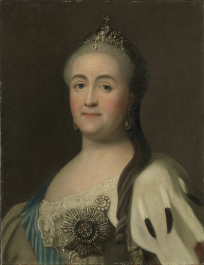Porträtt av kejsarinnan Katarina II 1729-1796. av Vigilius Erichsen
