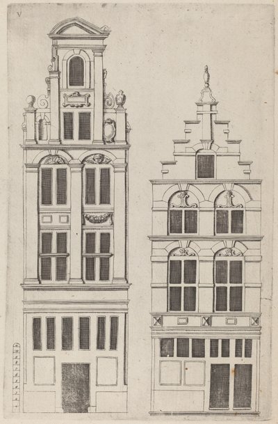 Holländsk fasadhöjd: pl. 5 av Vignola