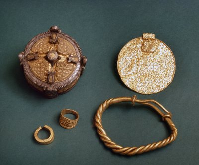 Viking jewelry from Gotland, Sweden. 10th century. Stockholm, Historiska Museet av Viking