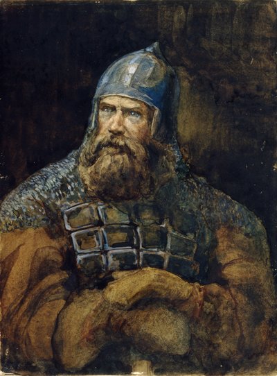 En riddare av Viktor Mikhaylovich Vasnetsov