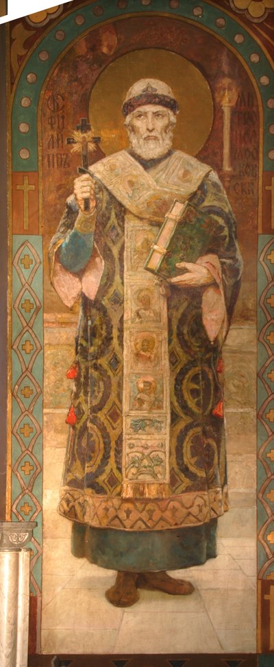 Sankt Filip, Moskvas metropolit, 1885-1896 av Viktor Mikhaylovich Vasnetsov
