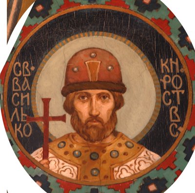 Den helige prins Vasilko Konstantinovich av Rostov, 1885-1896 av Viktor Mikhaylovich Vasnetsov