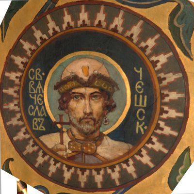 Saint Wenceslaus I, hertig av Böhmen, 1885-1896 av Viktor Mikhaylovich Vasnetsov