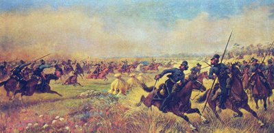 Slaget vid Mir den 9 juli 1812, 1912 av Viktor Viketyevich Masurovsky