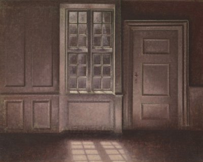 Moonlight, Strandgade 30, 1900-1906. av Vilhelm Hammershøi