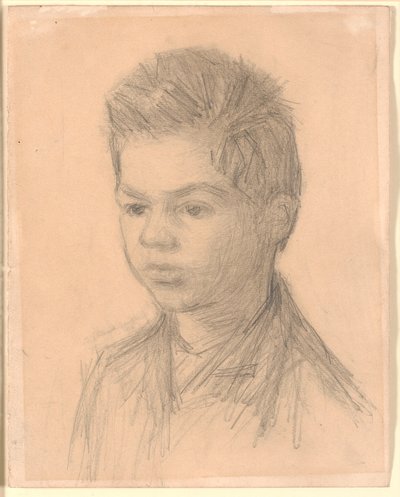 Porträtt av Svend Hammershøi, konstnärens bror av Vilhelm Hammershøi