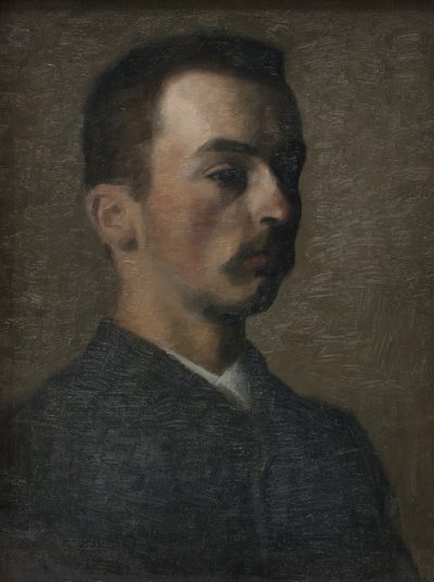 Självporträtt av Vilhelm Hammershøi
