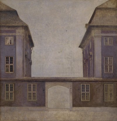 The Buildings of the Asiatic Company, sett från St. Annæ Street, Köpenhamn, 1902. av Vilhelm Hammershøi