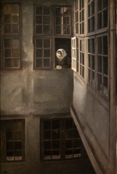 Domstol, Strandgade 30 av Vilhelm Hammershoi