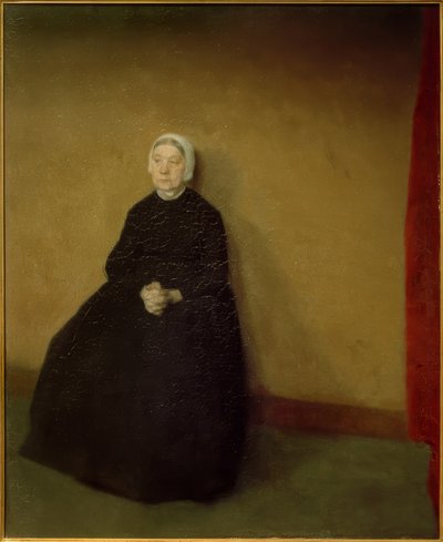En gammal kvinna av Vilhelm Hammershoi