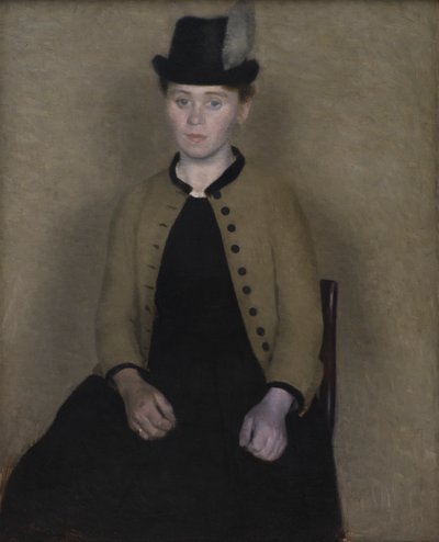 Ida Ilsted, sedermera Konstnärens fru av Vilhelm Hammershøi