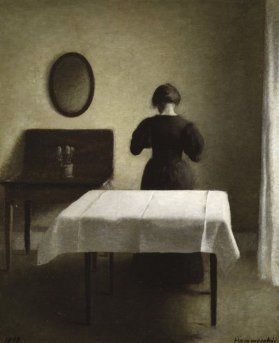 Interiör, 1898 av Vilhelm Hammershoi