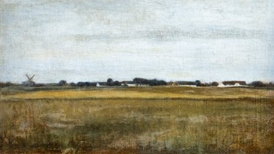 Landskap av Virum nära Frederiksdal, sommar av Vilhelm Hammershoi