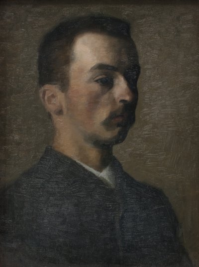 Självporträtt av Vilhelm Hammershoi