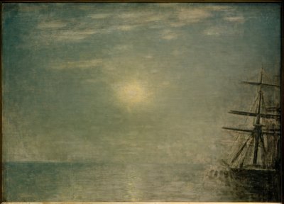 Solen över havet av Vilhelm Hammershoi