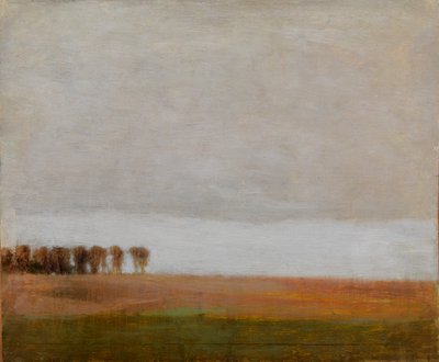 Utsikt över Jægersborg Allé. Gentofte, norr om Köpenhamn av Vilhelm Hammershøi