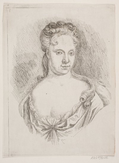 Damens porträtt av Vilhelm Kyhn