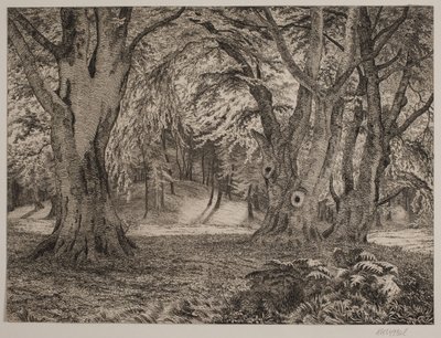 Det inre av en skog av Vilhelm Kyhn