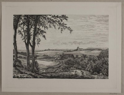 Eftermiddagslandskap, Själland av Vilhelm Kyhn