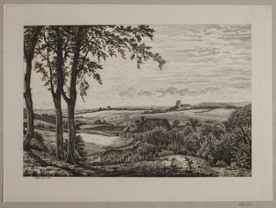 Eftermiddagslandskap, Själland av Vilhelm Kyhn