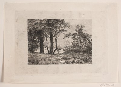 Ekar i kanten av en skog av Vilhelm Kyhn