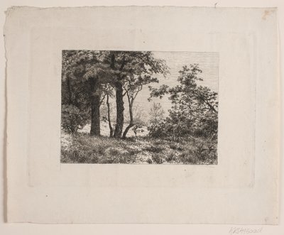 Ekar i kanten av en skog av Vilhelm Kyhn