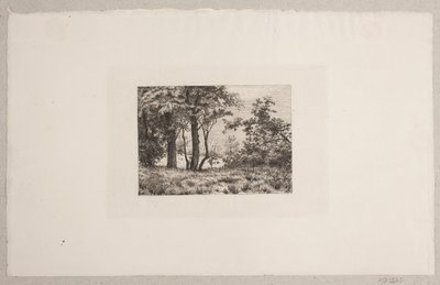 Ekar i kanten av en skog av Vilhelm Kyhn