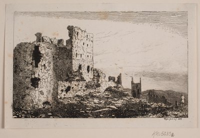 Hammershus på Bornholm av Vilhelm Kyhn