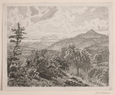 Höga bergslandskap av Vilhelm Kyhn