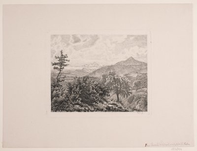Höga bergslandskap av Vilhelm Kyhn