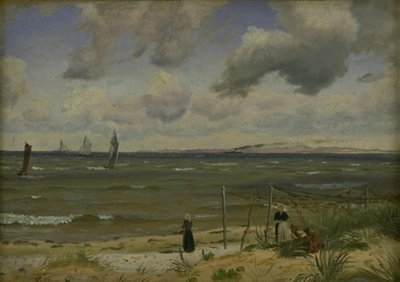 Hornbæk Strand i norra Själland av Vilhelm Kyhn