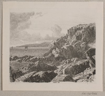 Kuststräcka från Bornholm av Vilhelm Kyhn