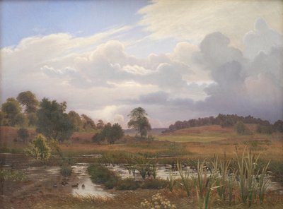 Landskap nära Forest North Forest, Jægerspris, Själland av Vilhelm Kyhn