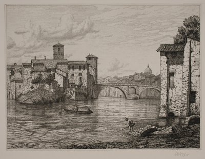 Lämna se Ponte Rotto i Rom av Vilhelm Kyhn